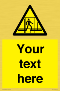 Custom Scaffold Incomplete Sign